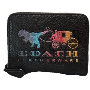 Coach Rexy small zip around wallet.